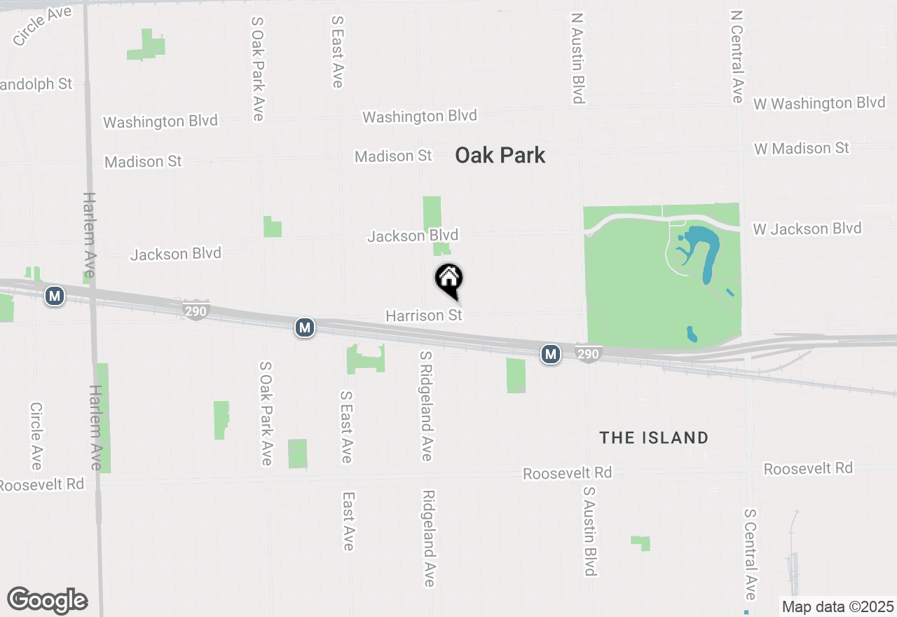 Map of 840 S Cuyler Avenue, Oak Park, IL 60304
