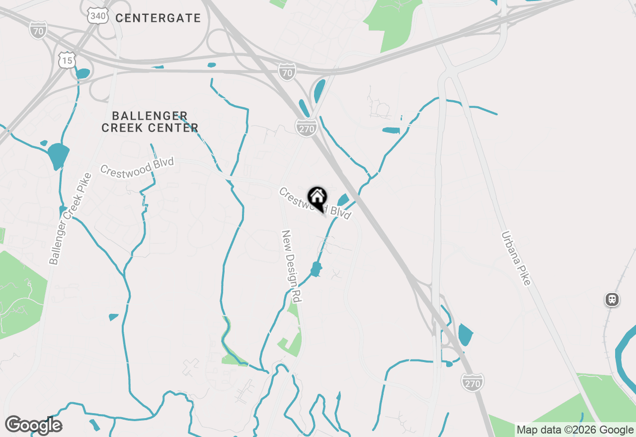 Map of 7121 Bradshaw Court E, Frederick, MD 21703