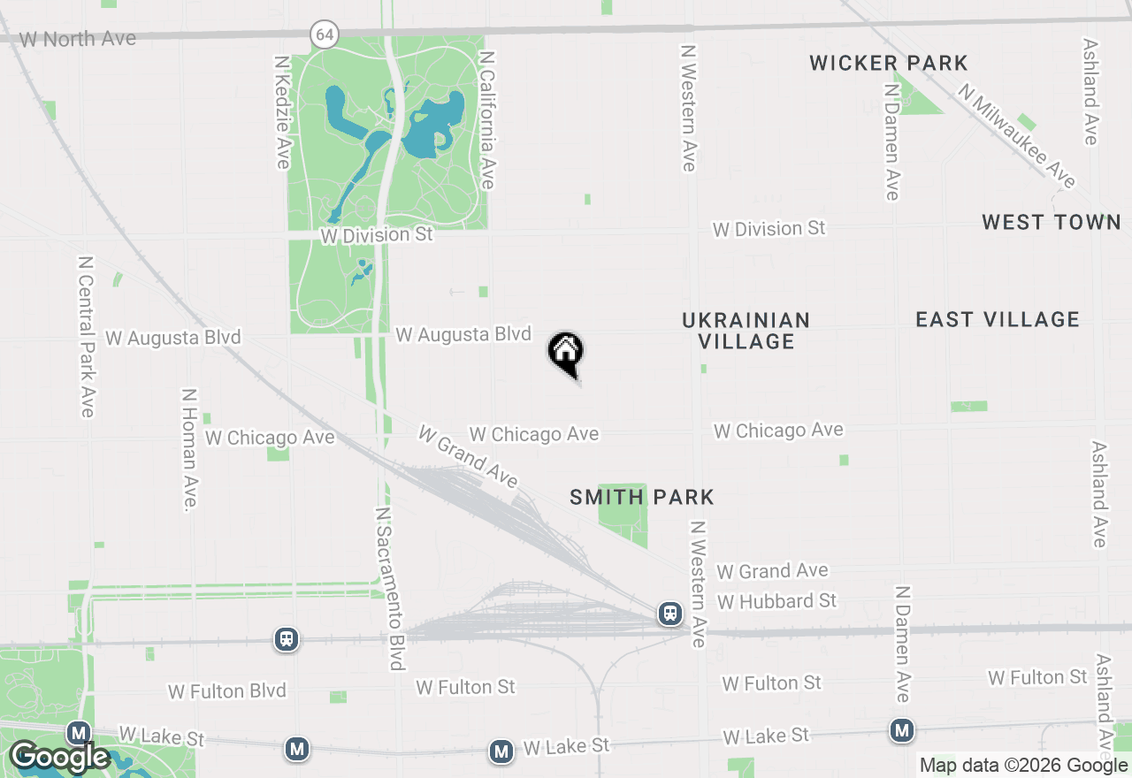 Map of 2635 W Iowa Street, Chicago, IL 60622