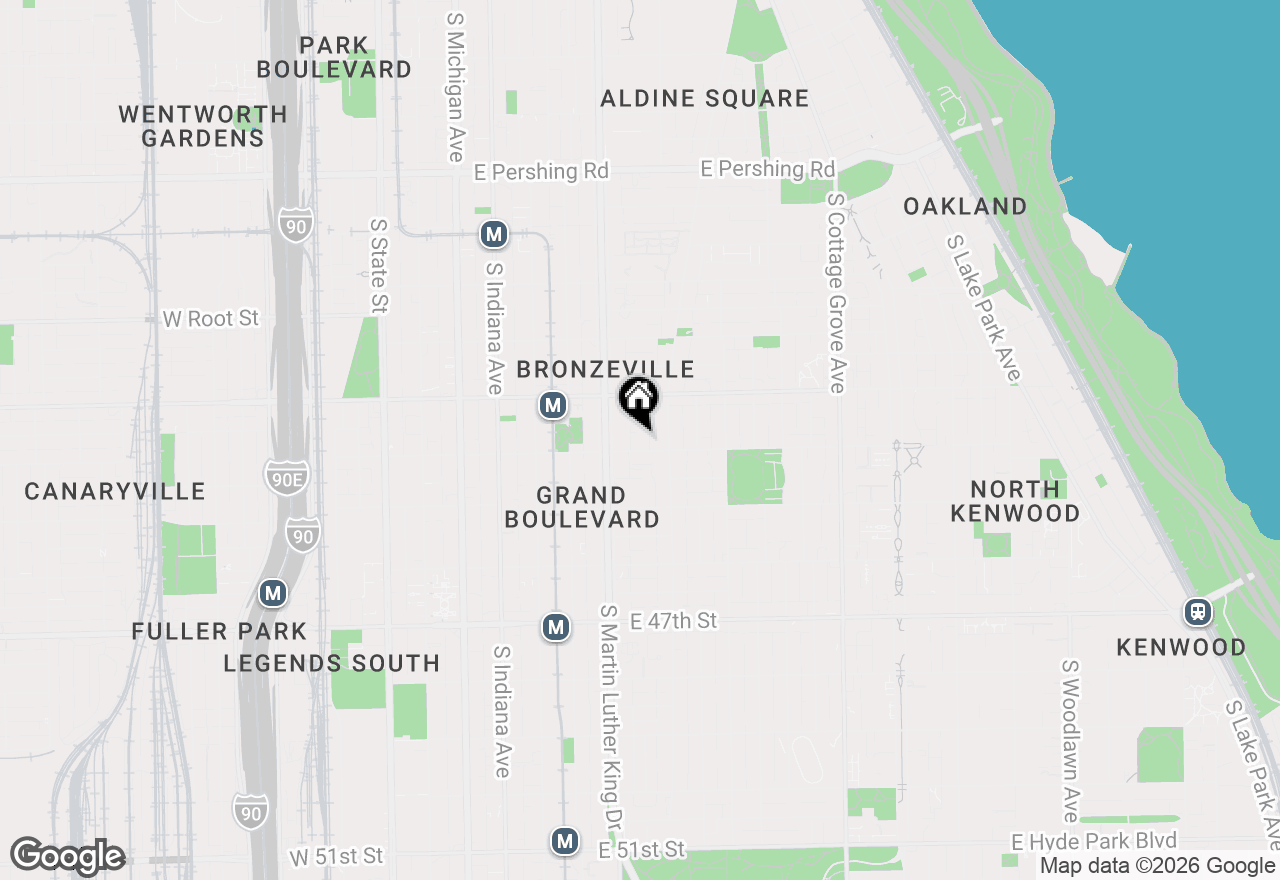 Map of 428 E 44th Street, Chicago, IL 60653