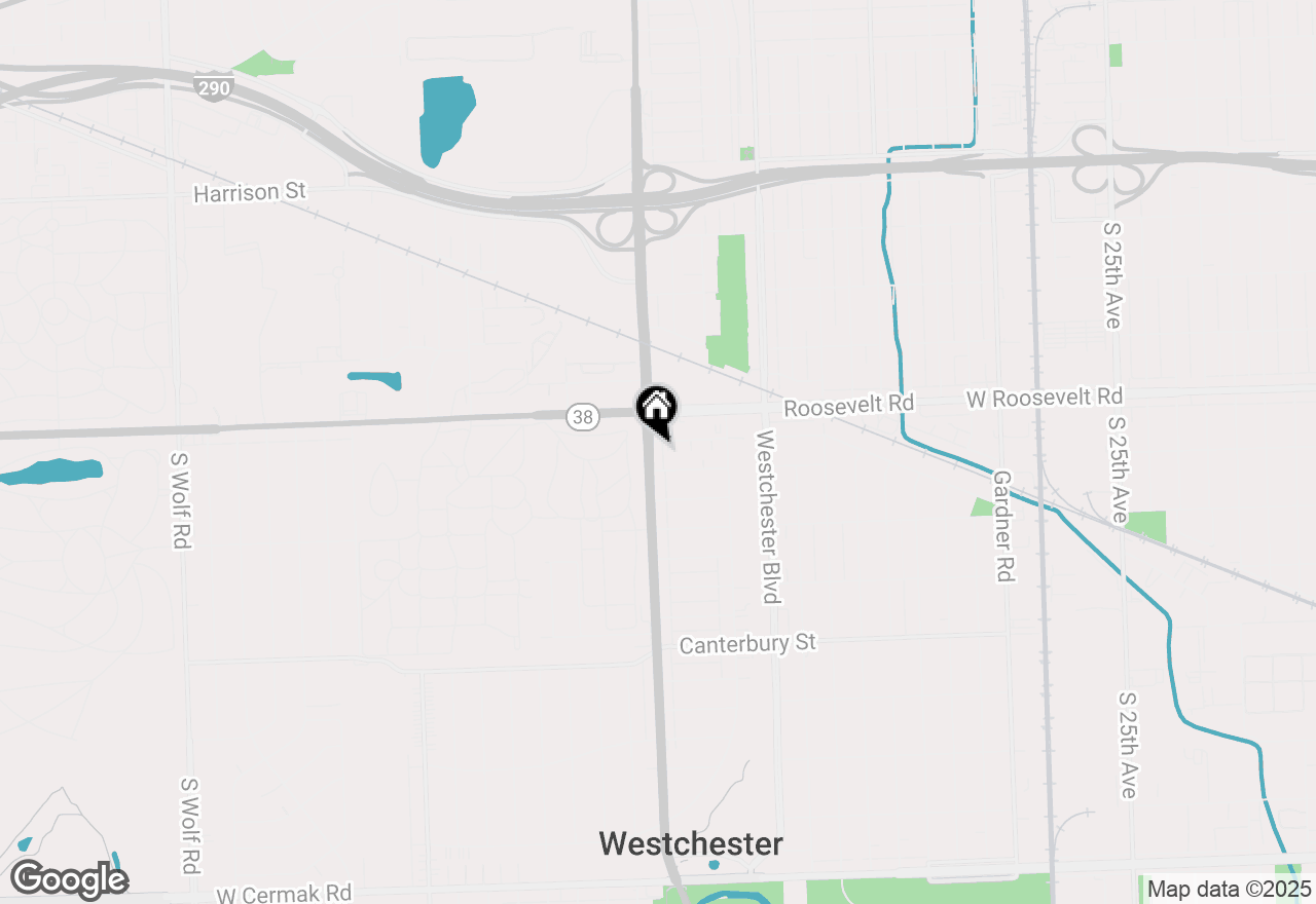 Map of 1235 S Mannheim Road, Westchester, IL 60154