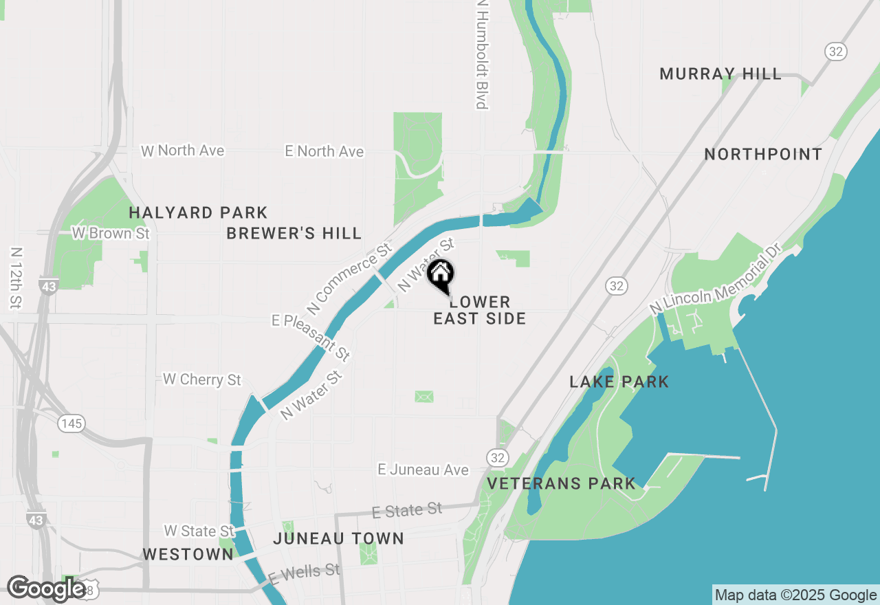 Map of 906 E Brady St, Milwaukee, WI 53202