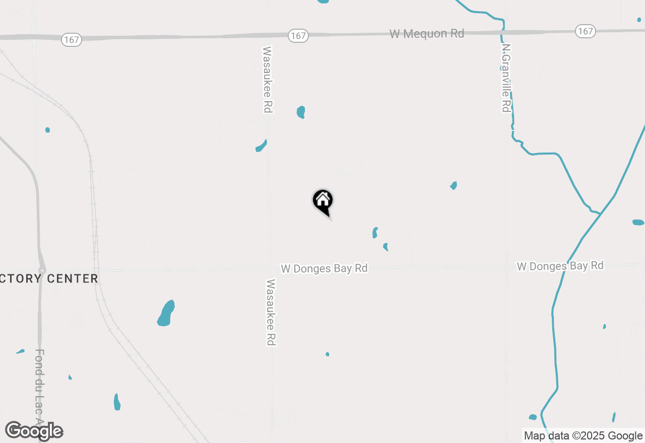 Map of 10532 N Council Hills Dr, Mequon, WI 53097