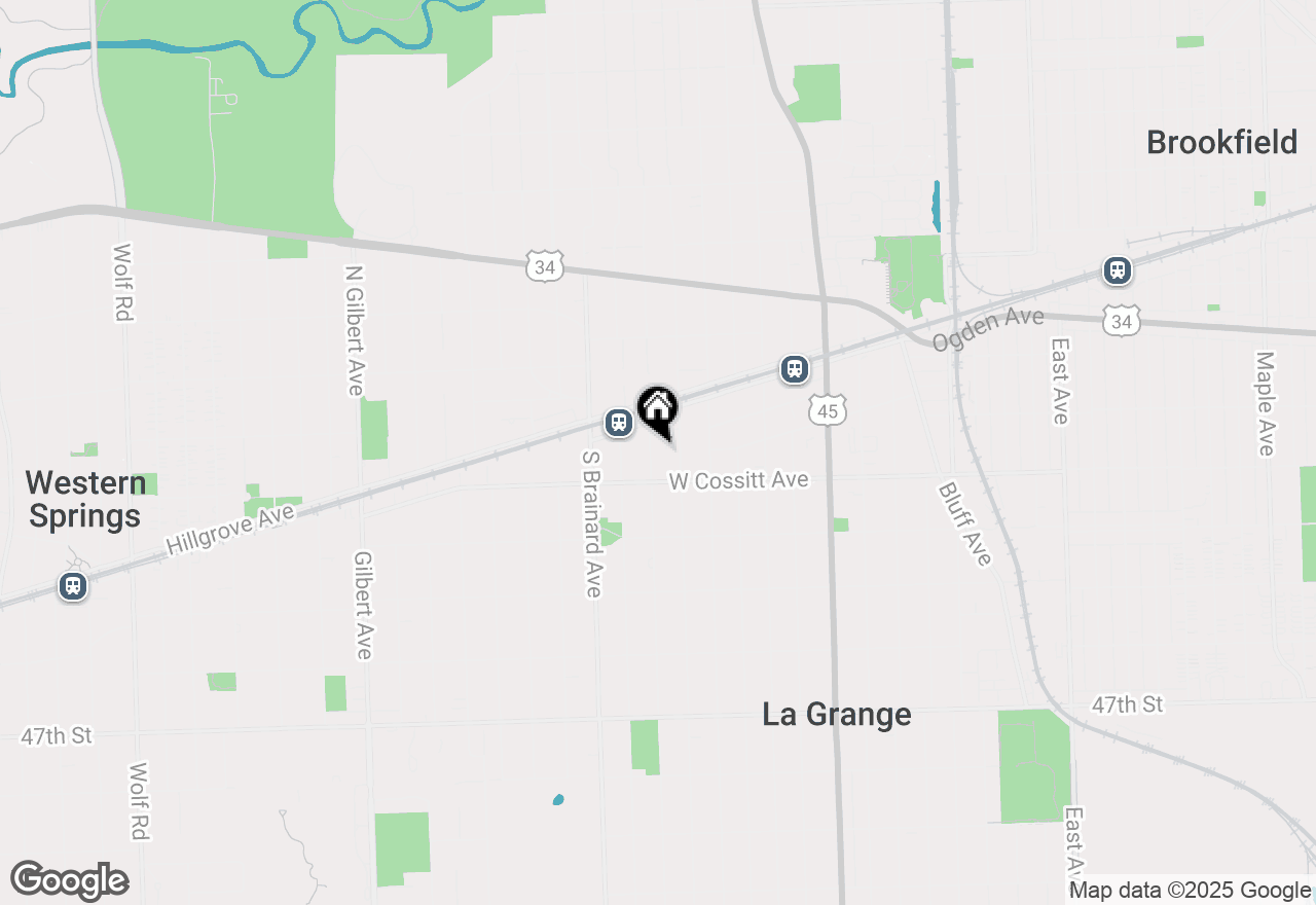 Map of 27 S Waiola Avenue #103, La Grange, IL 60525