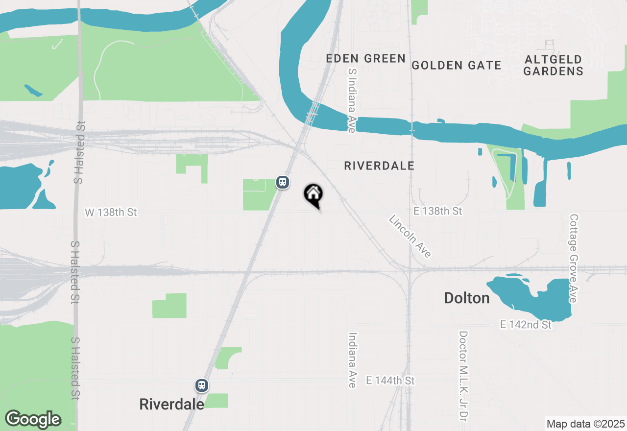 Map of 24 E 138th Street, Riverdale, IL 60827