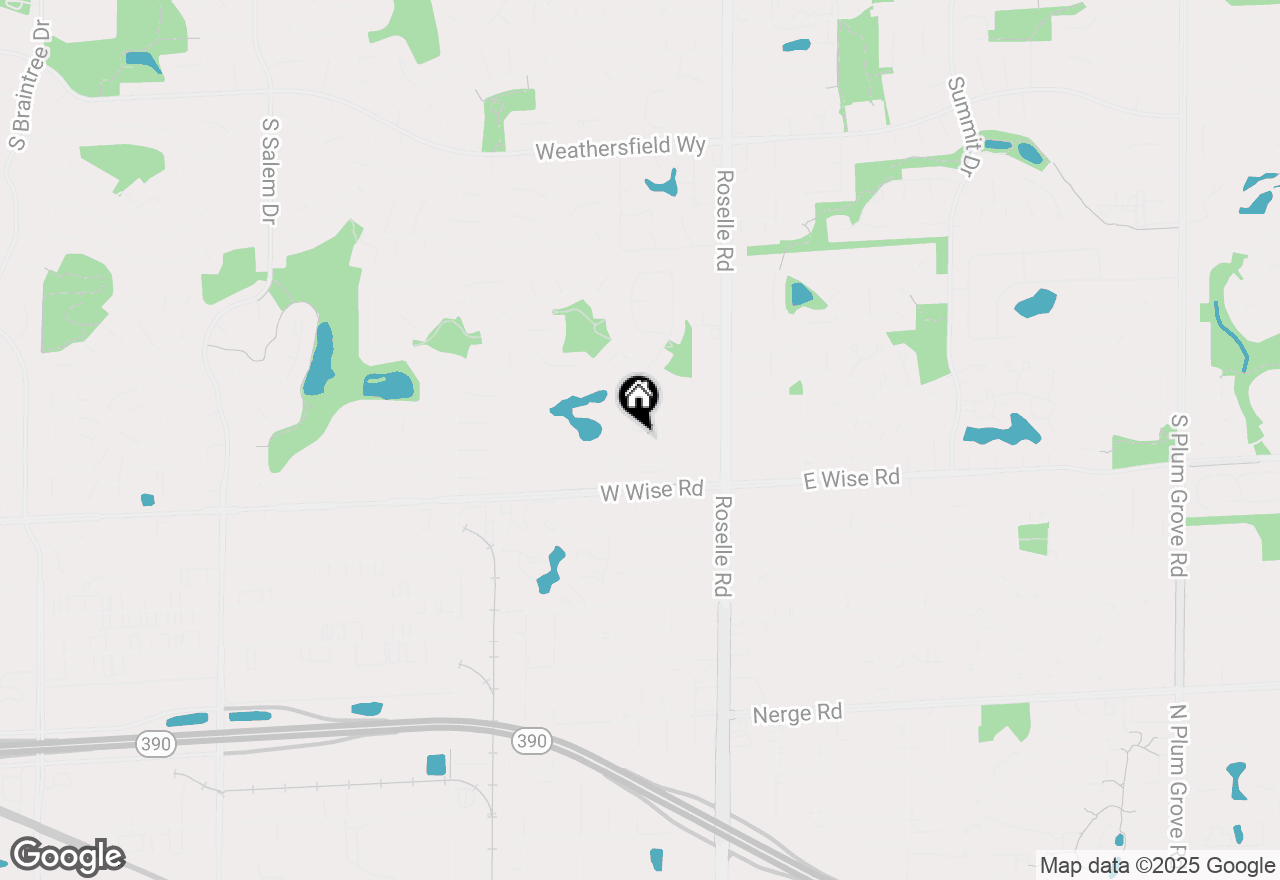 Map of 157 Oliver Court, Schaumburg, IL 60193