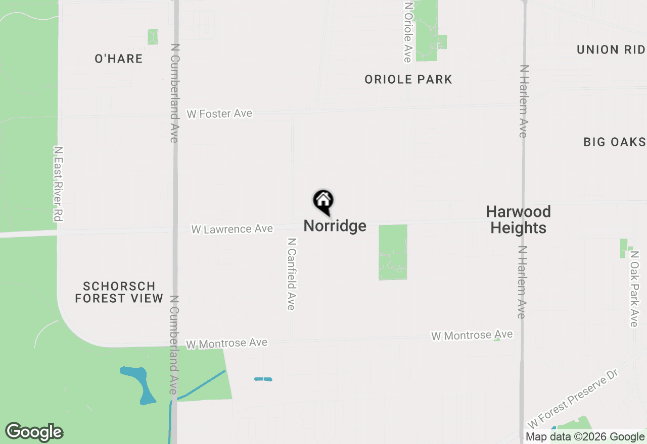 Map of 7862 W Lawrence Avenue #A, Norridge, IL 60706