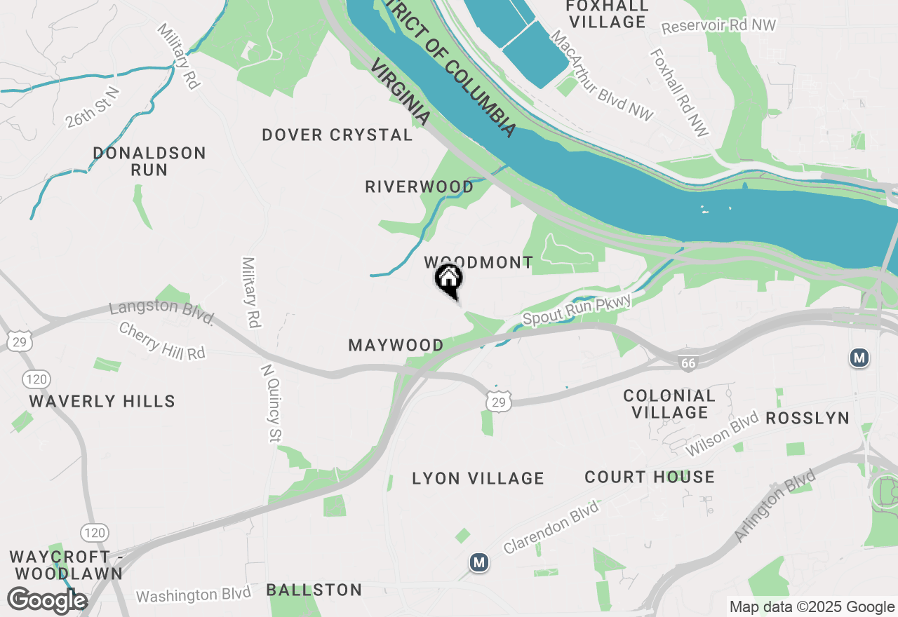 Map of 2822 Lorcom Lane, Arlington, VA 22207