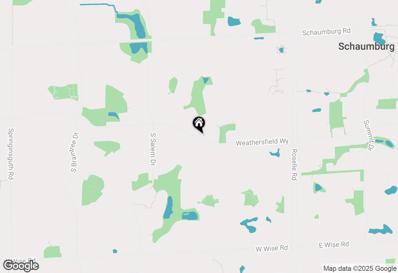 Map of 516 W Weathersfield Way, Schaumburg, IL 60193