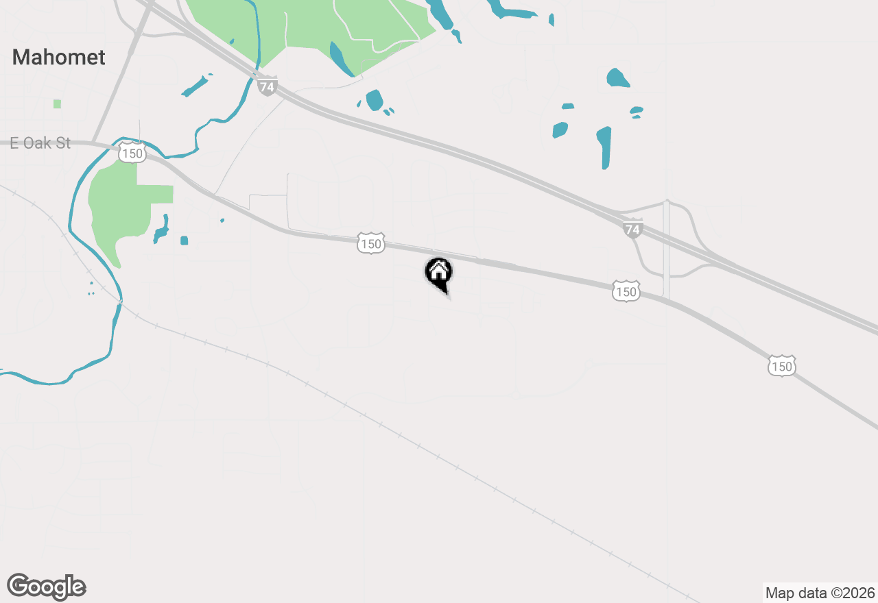 Map of 1604 Kassen Avenue, Mahomet, IL 61853