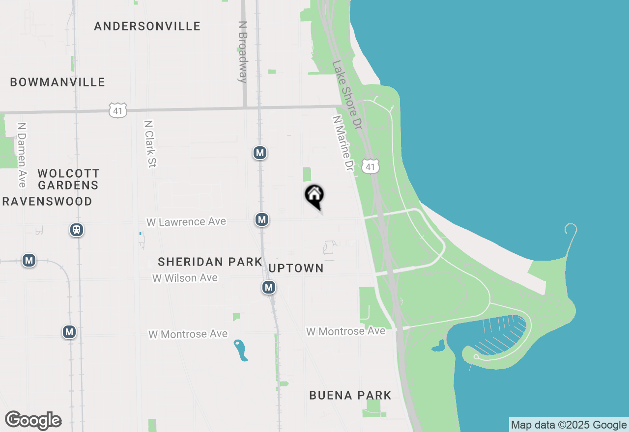 Map of 920 W Lawrence Avenue #1206, Chicago, IL 60640