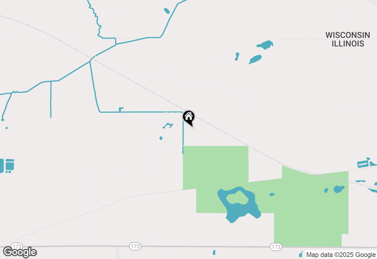 Map of 10502 Seaman Road, Hebron, IL 60034