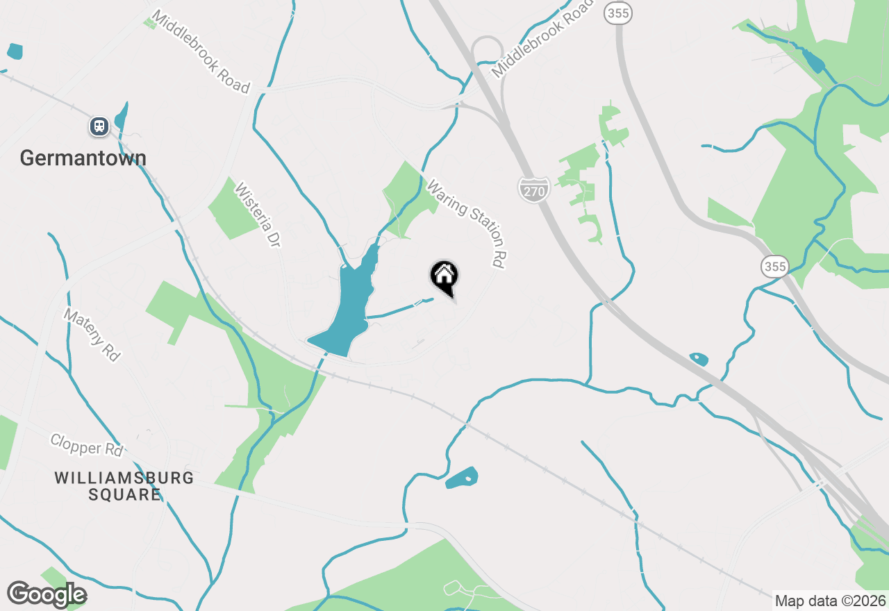 Map of 18814 Birdseye Drive, Germantown, MD 20874