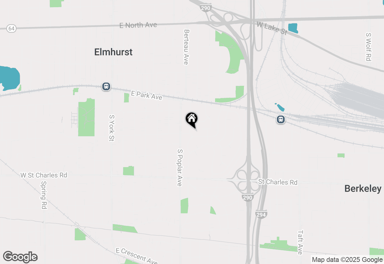 Map of 199 S Linden Avenue, Elmhurst, IL 60126