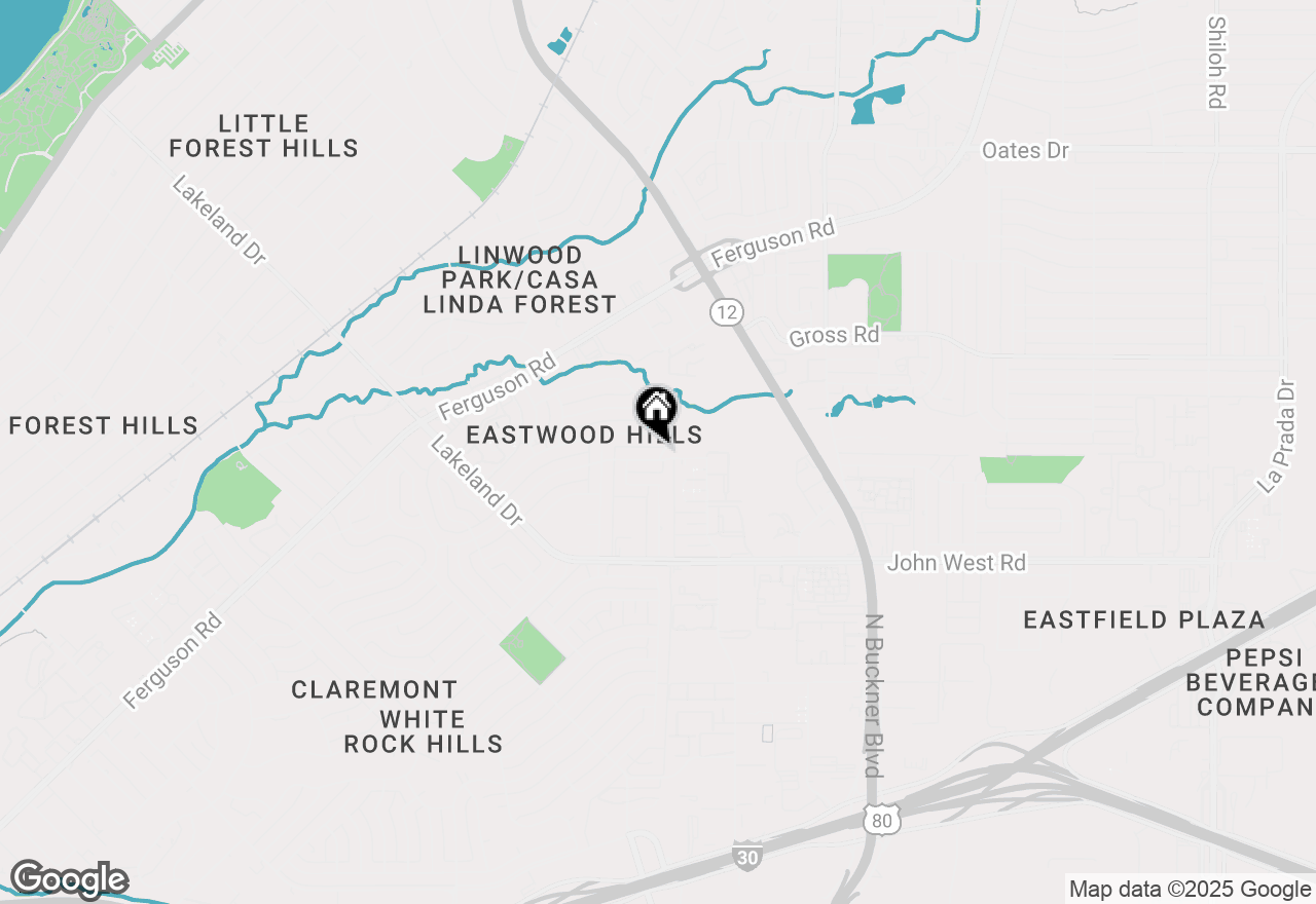 Map of 9135 Sweetwater Drive, Dallas, TX 75228