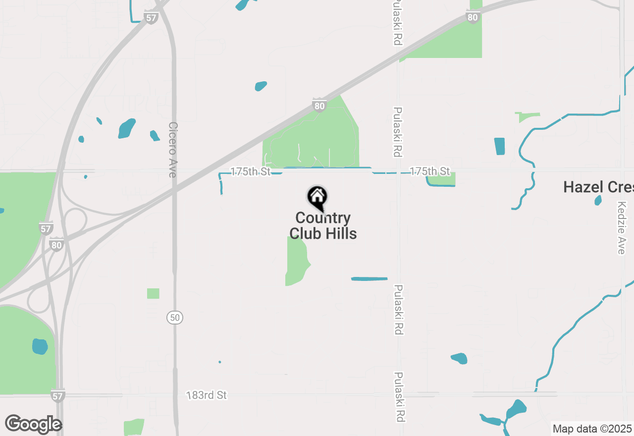 Map of 4243 176th Place, Country Club Hills, IL 60478