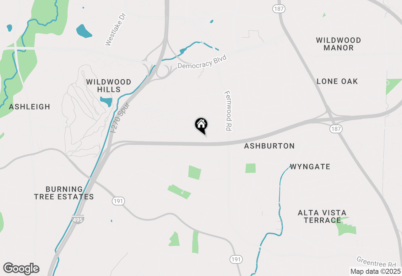 Map of 6806 Renita Lane, Bethesda, MD 20817