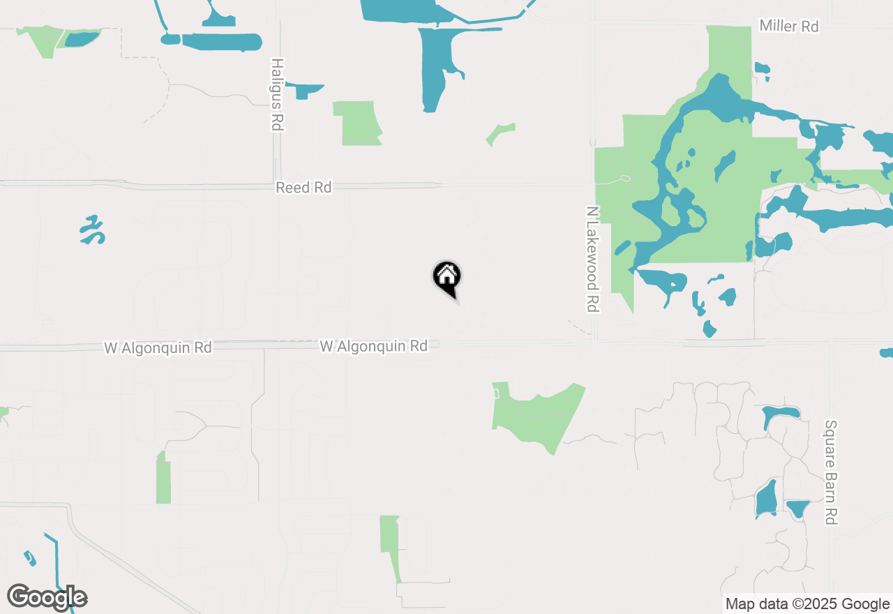 Map of 8 Monarch Court, Lake In The Hills, IL 60156