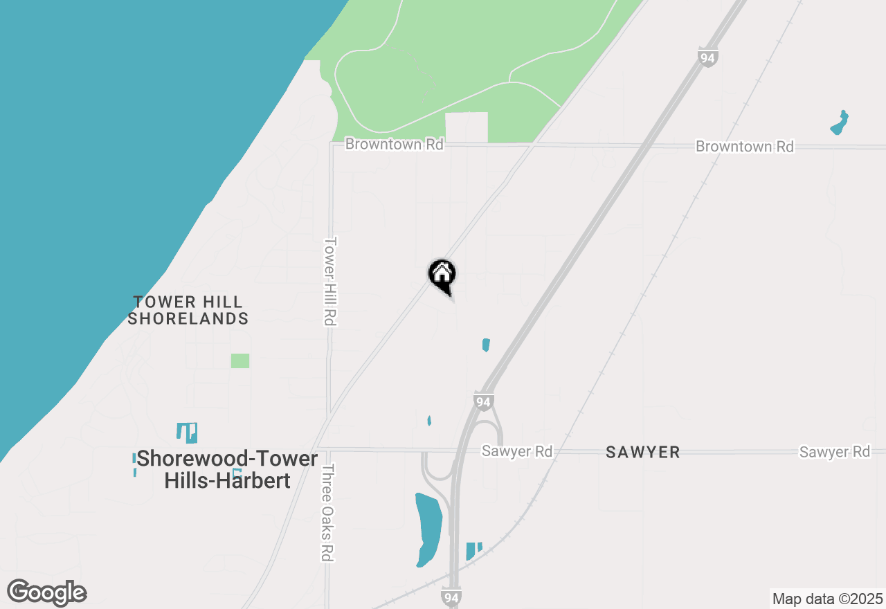 Map of 6227 Elm Drive, Chikaming Twp, MI 49125