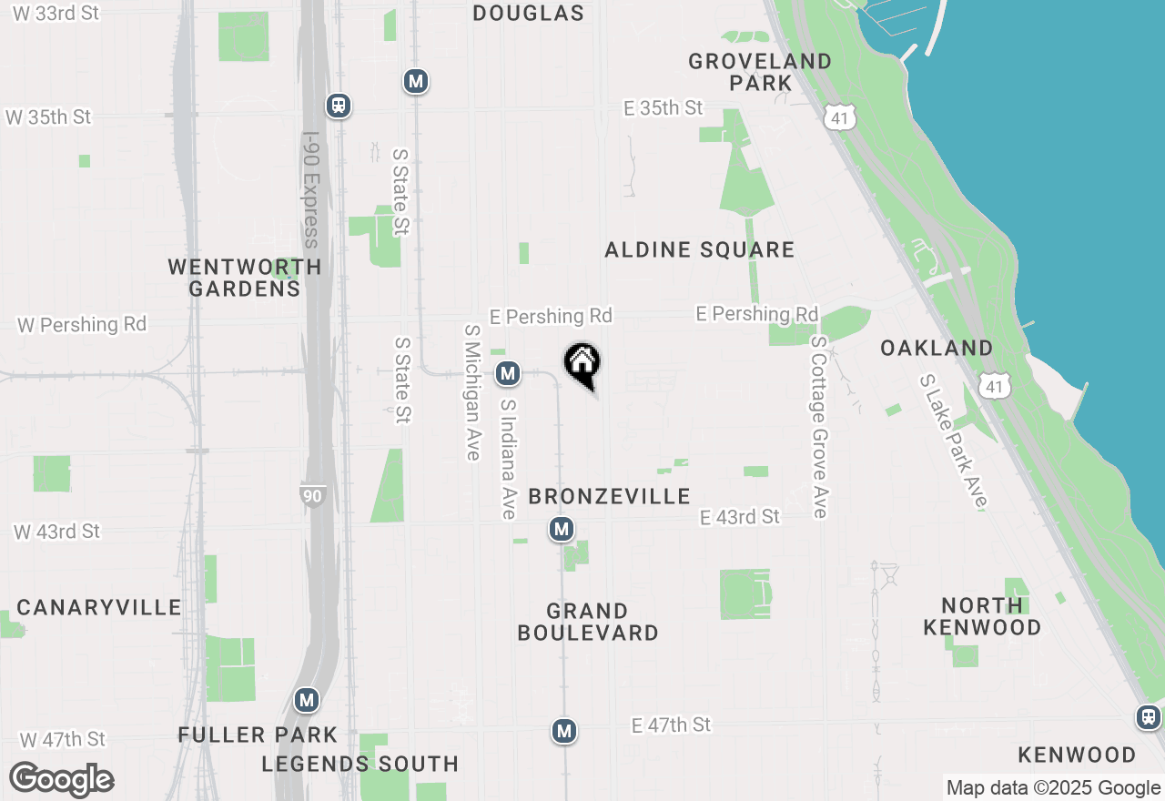 Map of 4041 S Calumet Avenue #3, Chicago, IL 60653