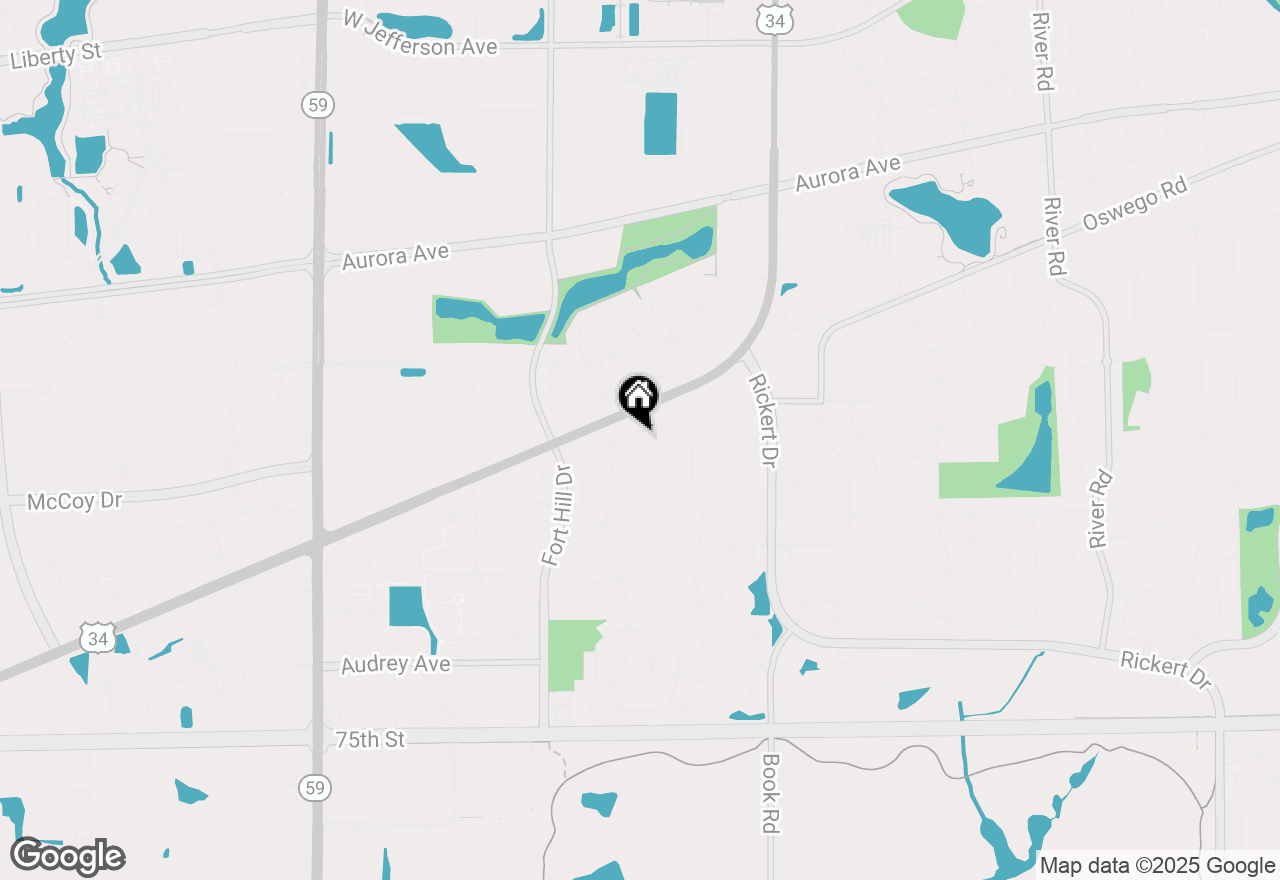 Map of 2320 Emerson Lane, Naperville, IL 60540