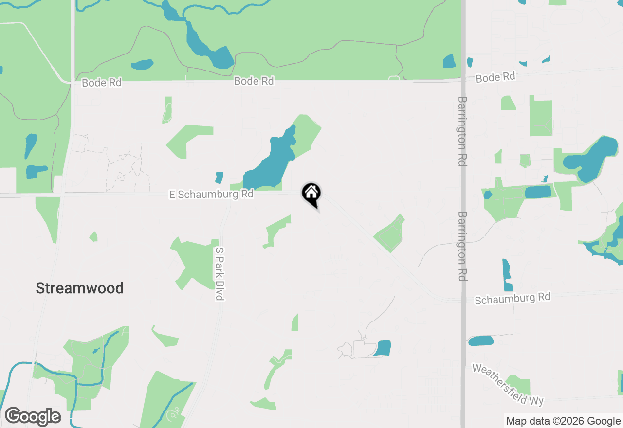 Map of 9 Juniper Court, Streamwood, IL 60107