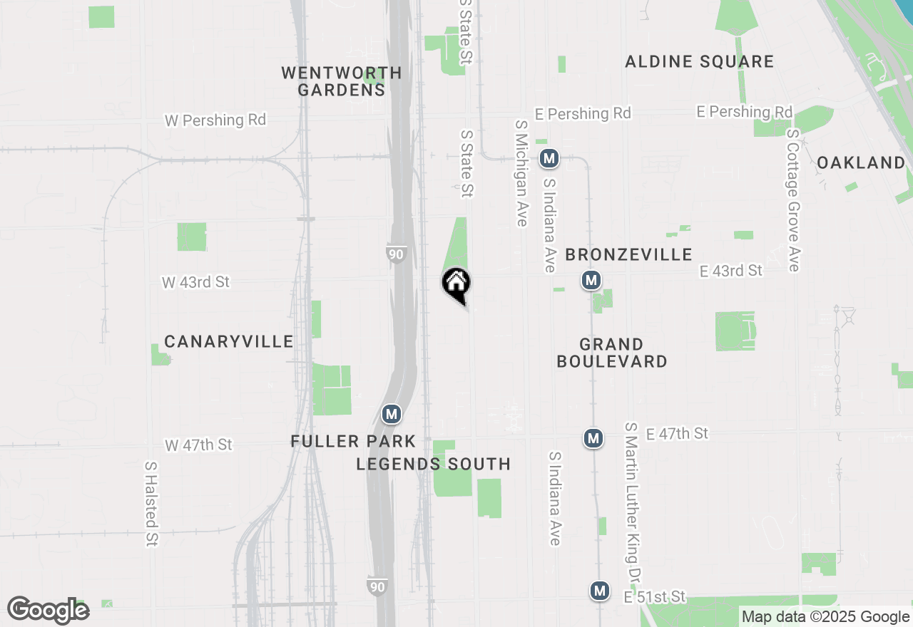 Map of 18 W 44th Street, Chicago, IL 60609