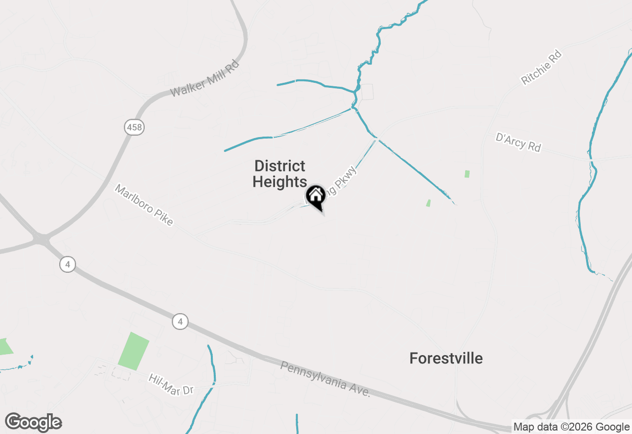 Map of 6911 Lansdale Street, District Heights, MD 20747