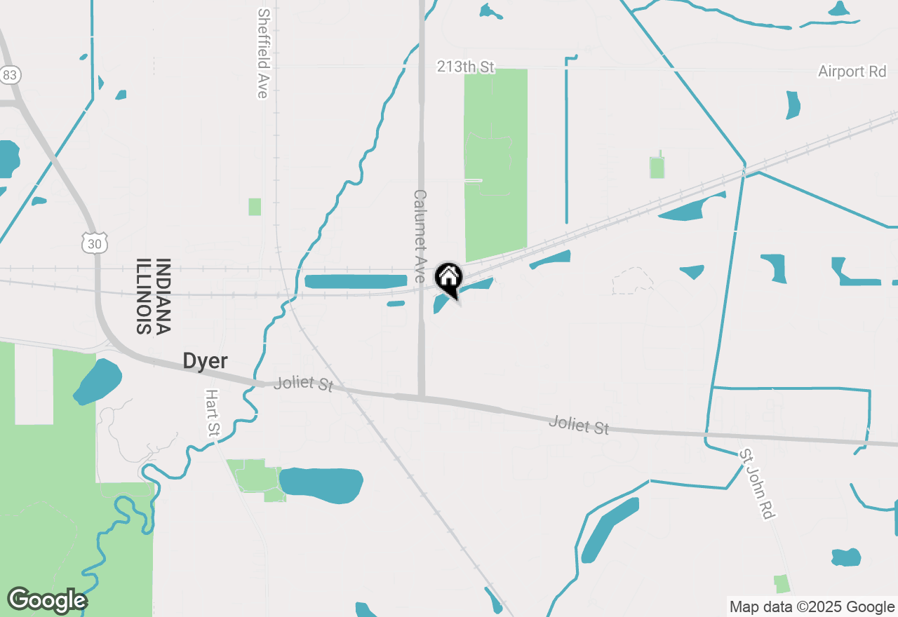 Map of 863 Flagstone Drive, Dyer, IN 46311