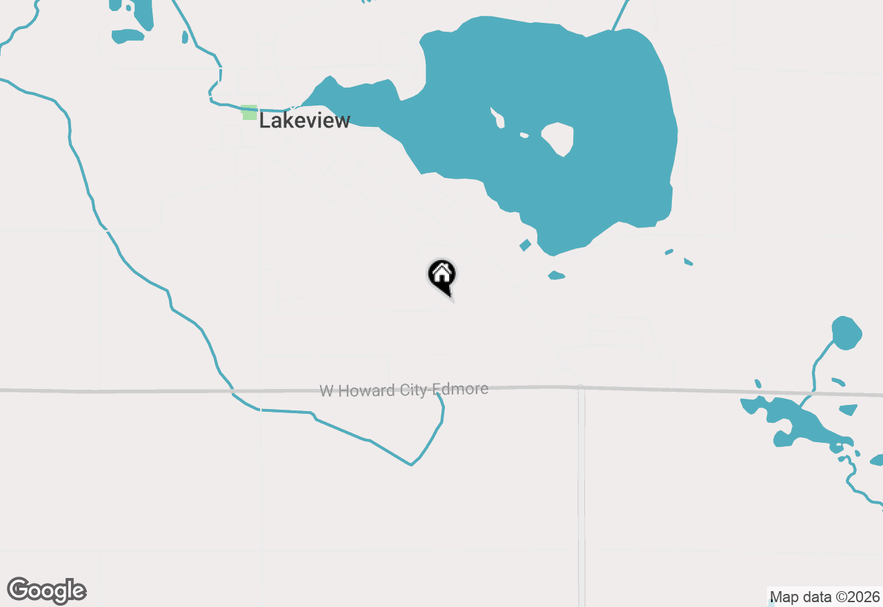 Map of 280 Tenth Street, Lakeview, MI 48850