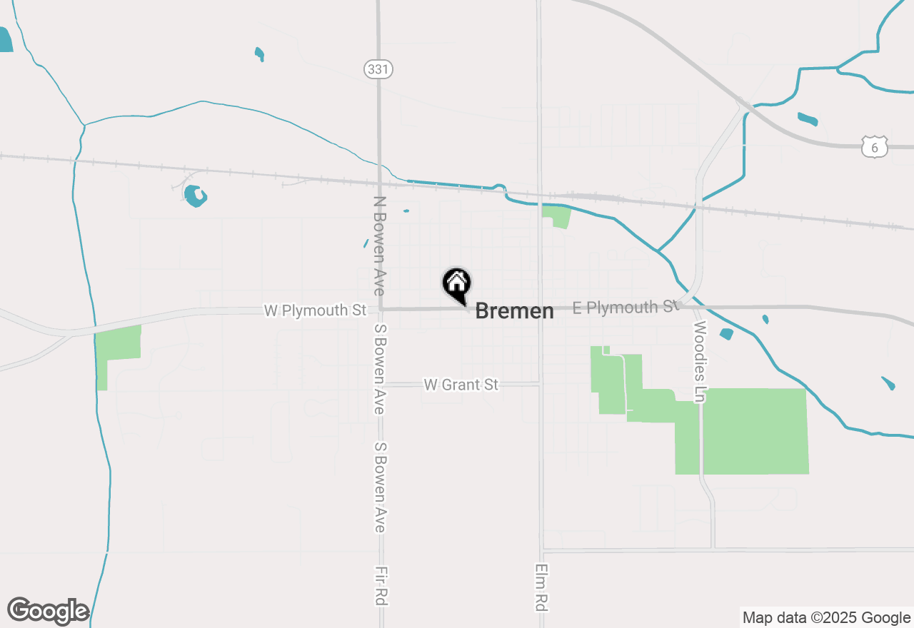Map of 504 W Plymouth Street, Bremen, IN 46506