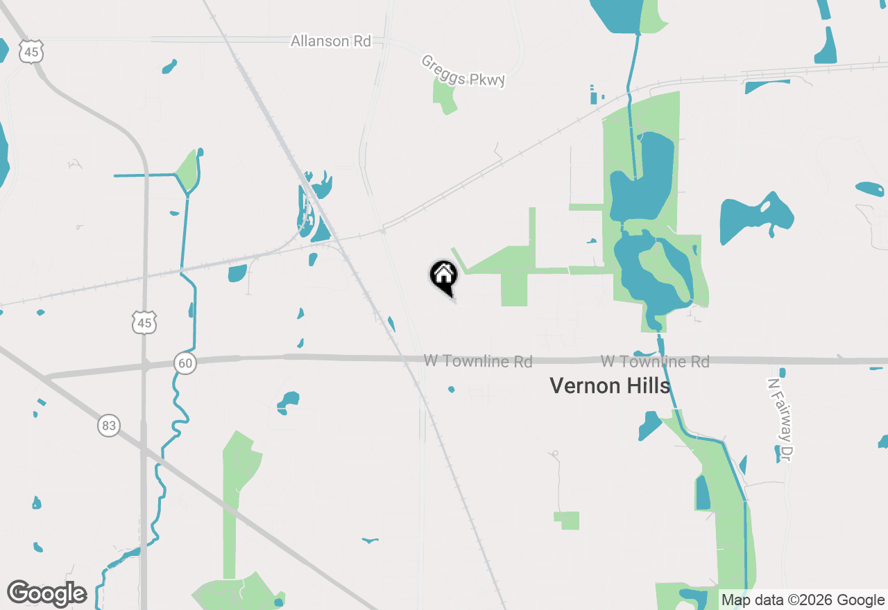 Map of 904 Van Buren Court #904, Vernon Hills, IL 60061