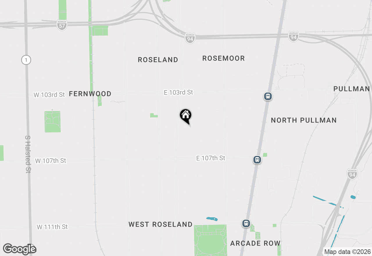Map of 10503 S Edbrooke Avenue, Chicago, IL 60628