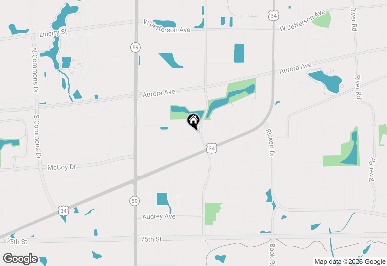 Map of 2524 Carrolwood Road #2524, Naperville, IL 60540