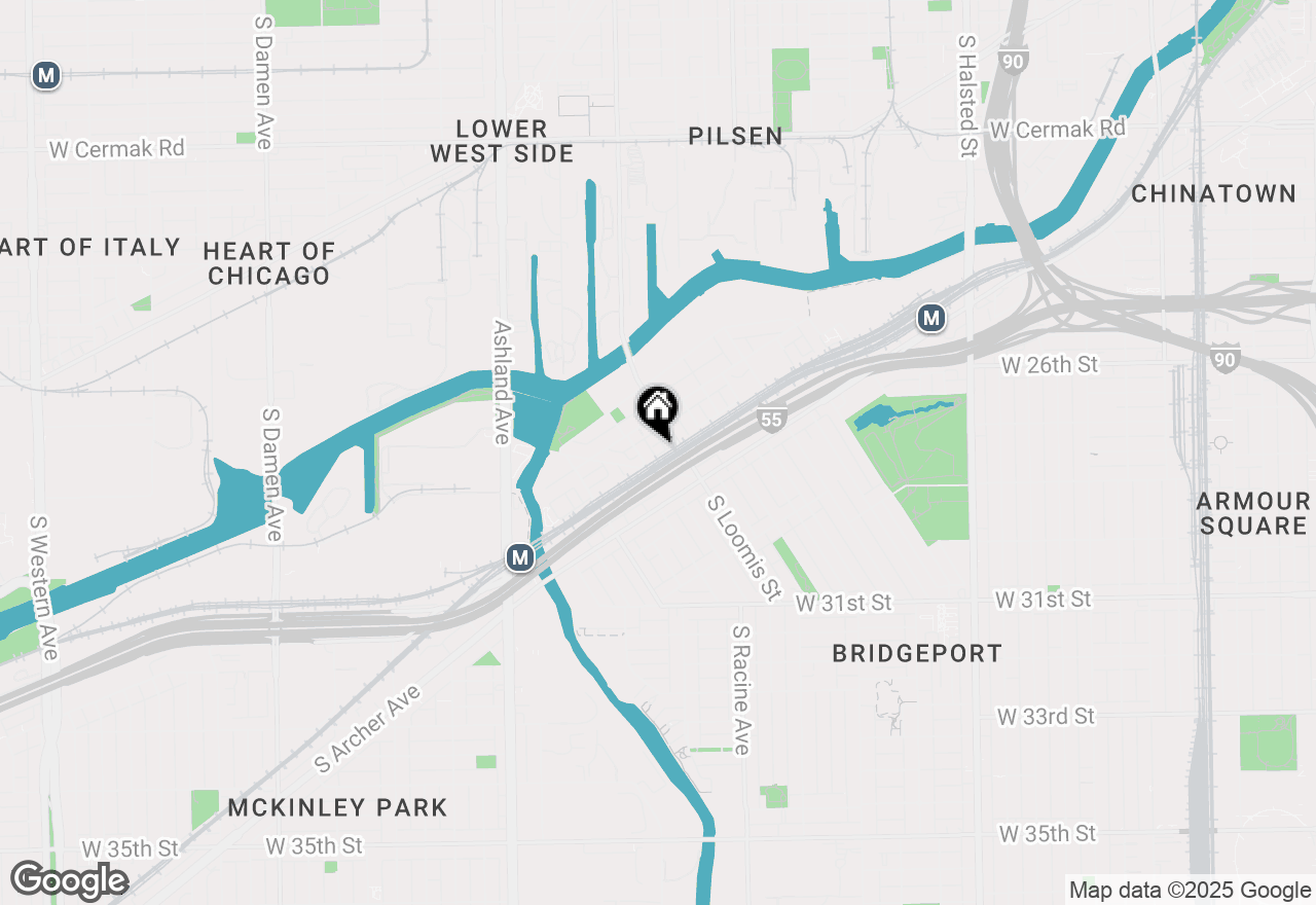 Map of 2817 S Thomas Barclay Drive, Chicago, IL 60608