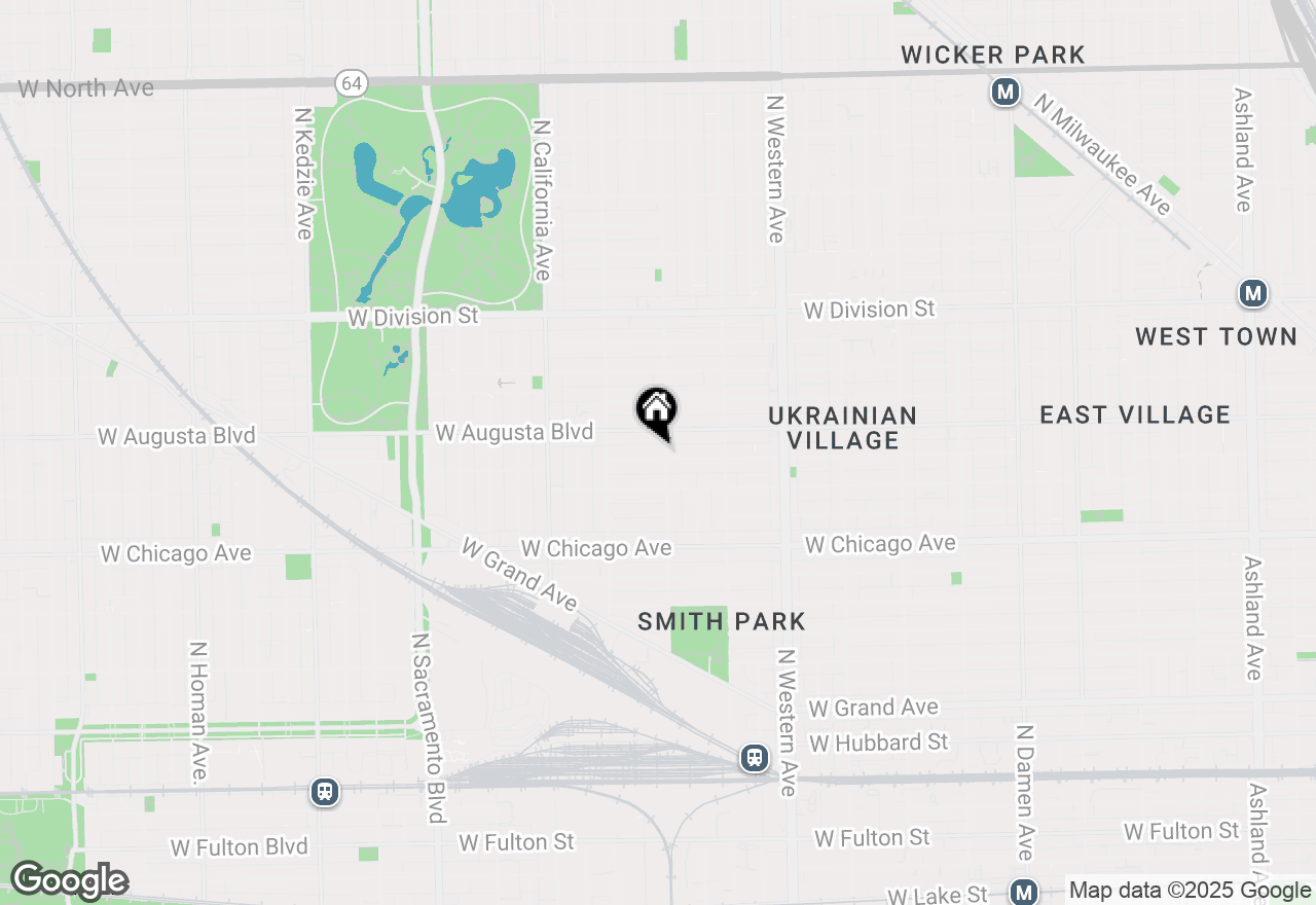 Map of 2606 W Walton Street, Chicago, IL 60622