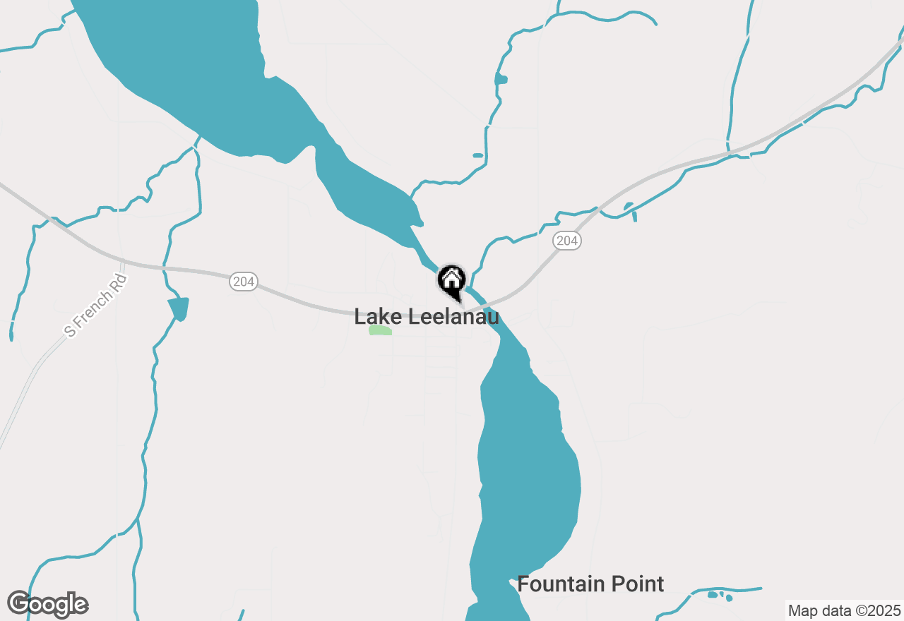 Map of 102 W Philip Street, Lake Leelanau, MI 49653