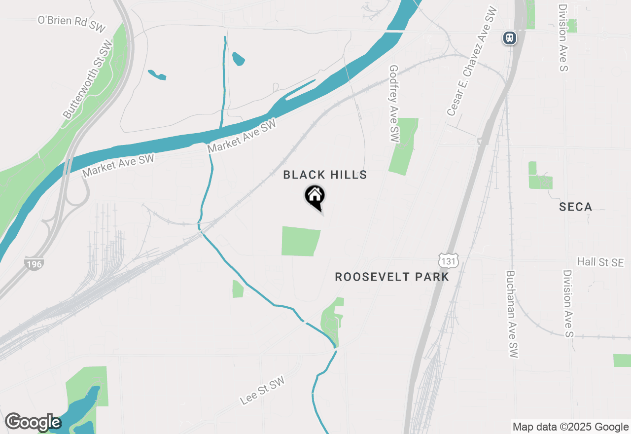 Map of 1038 Kensington Avenue Sw, Grand Rapids, MI 49503