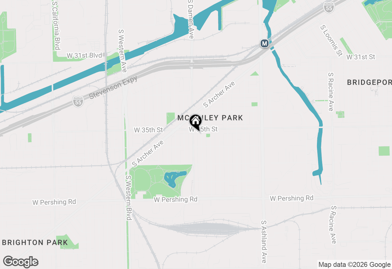 Map of 3517 S Damen Avenue, Chicago, IL 60609