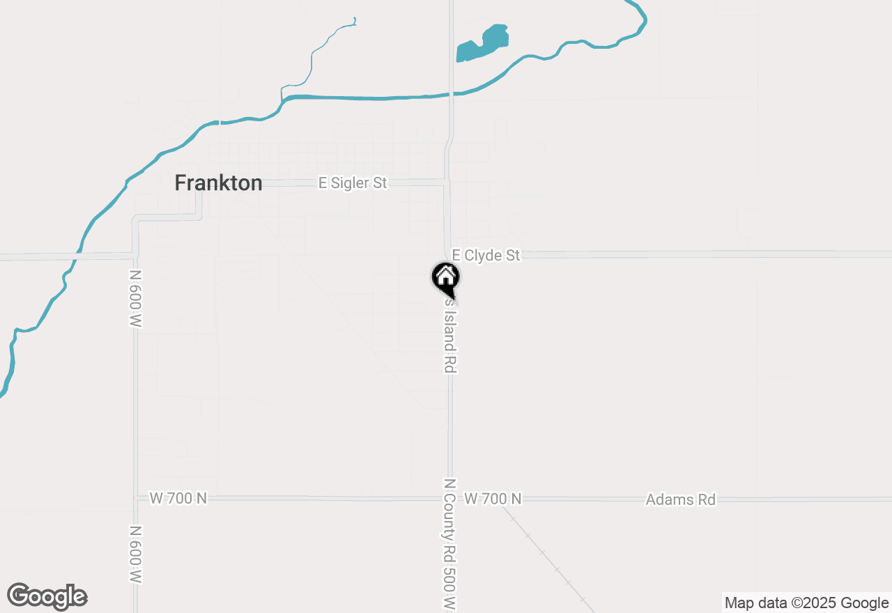 Map of 1100 Madison Street, Frankton, IN 46044