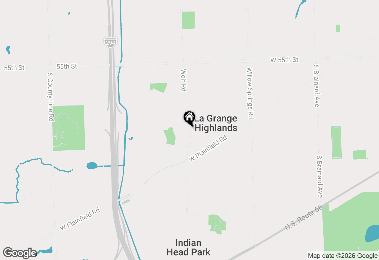 Map of 5902 Wolf Road, Western Springs, IL 60558