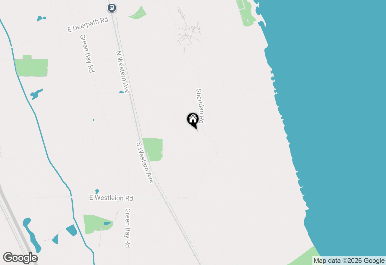 Map of 783 Green Briar Lane, Lake Forest, IL 60045