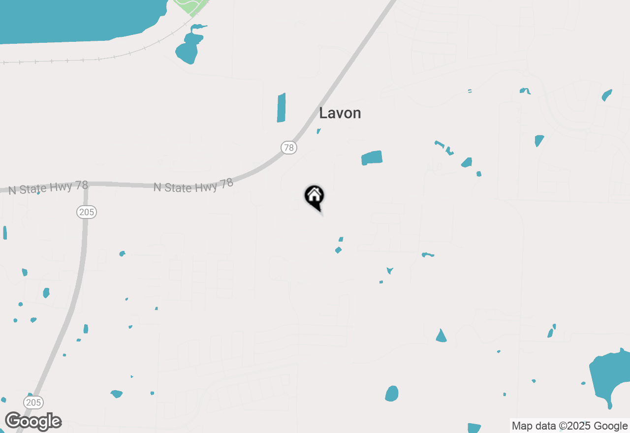 Map of 427 Coolidge Lane, Lavon, TX 75166