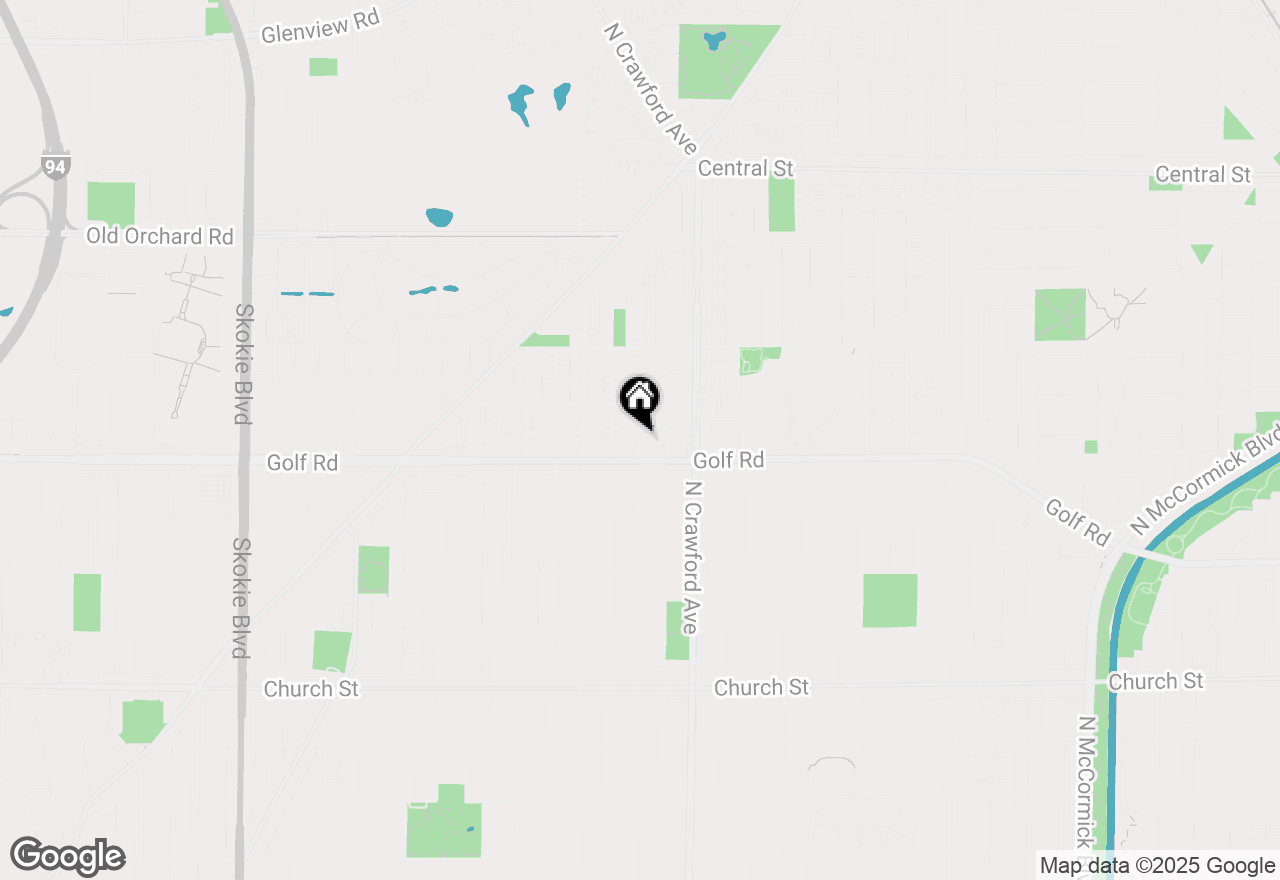 Map of 9633 Karlov Avenue, Skokie, IL 60076