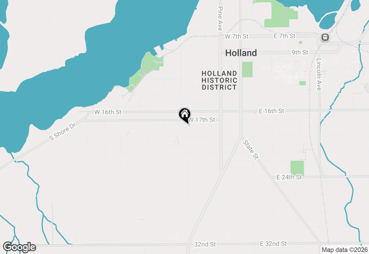Map of 430 Washington Avenue, Holland, MI 49423