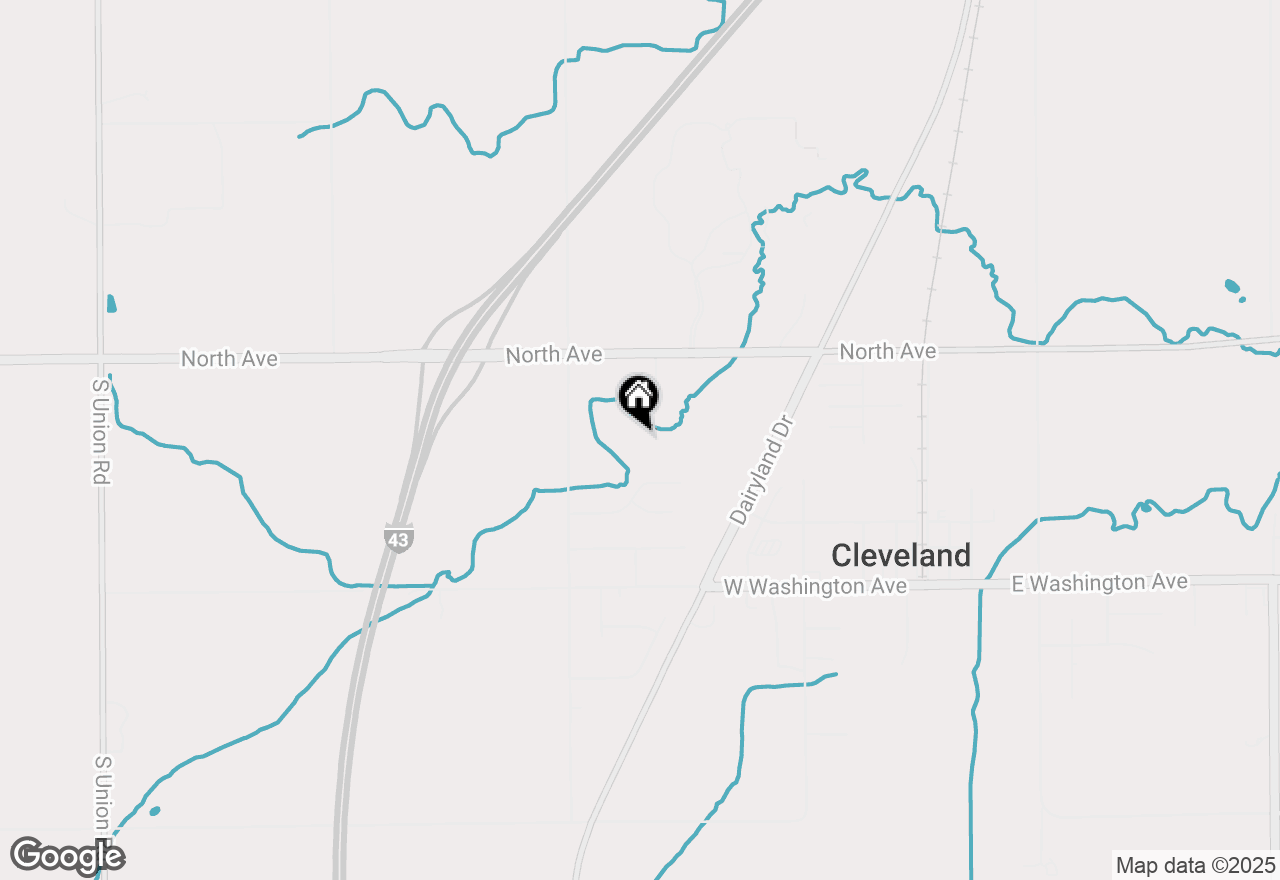 Map of 1274 Meadowbrook Dr #2, Cleveland, WI 53015