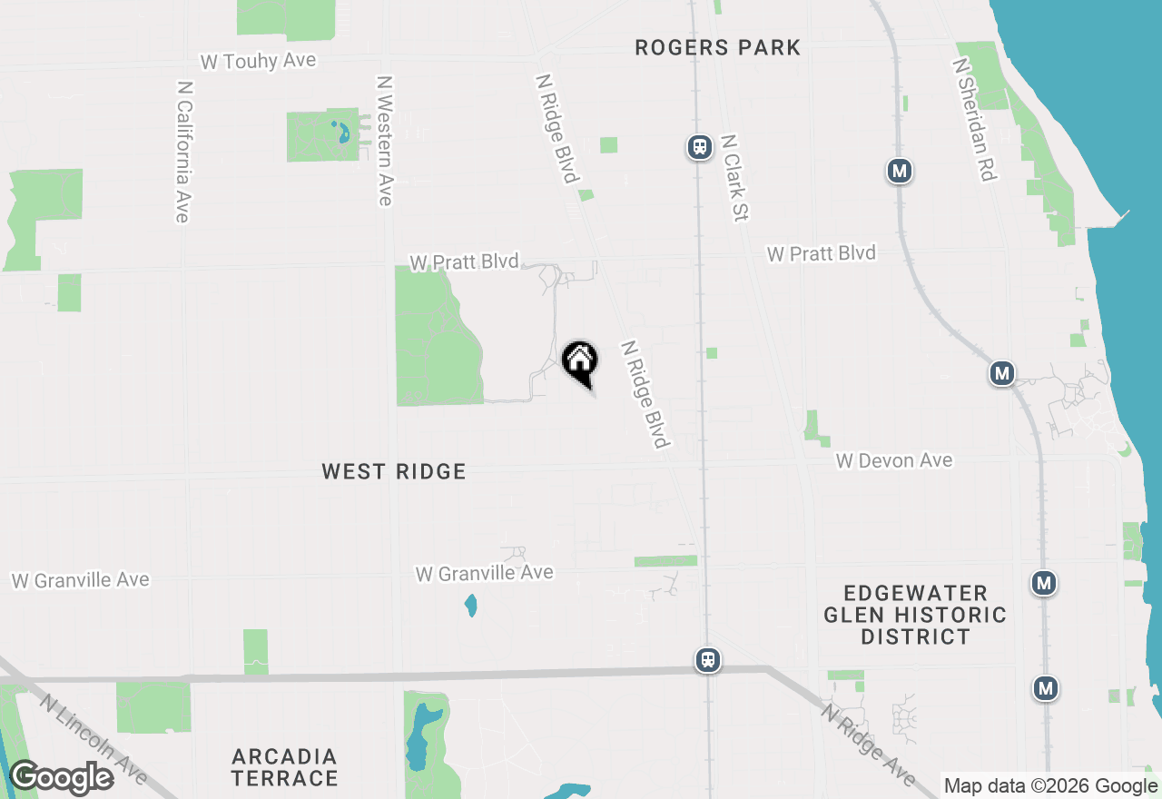 Map of 6515 N Seeley Avenue #2W, Chicago, IL 60645