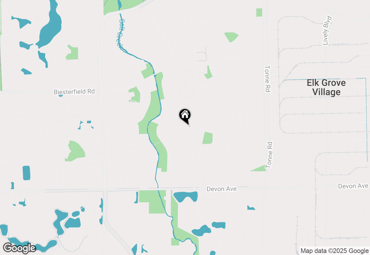 Map of 245 Placid Way, Elk Grove Village, IL 60007