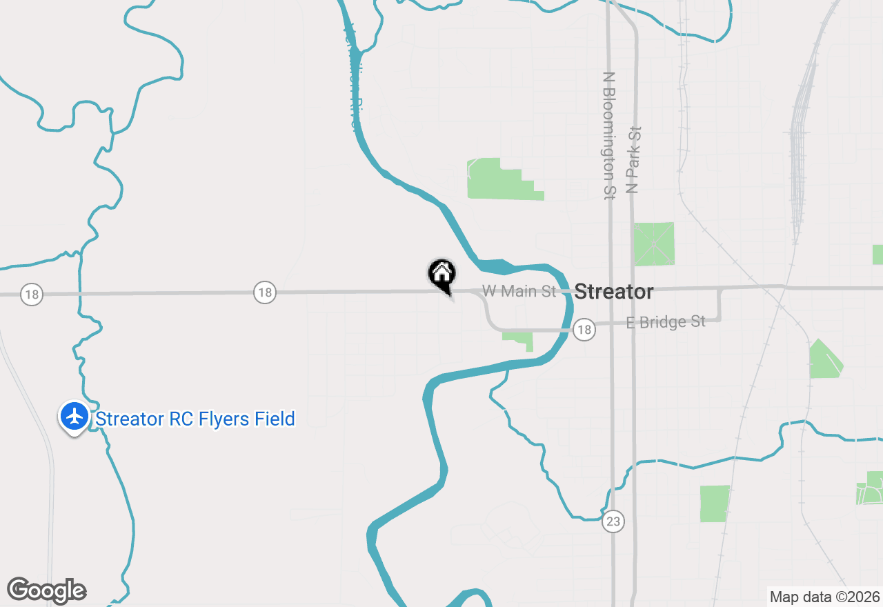 Map of 107 S 3rd Avenue, Streator, IL 61364