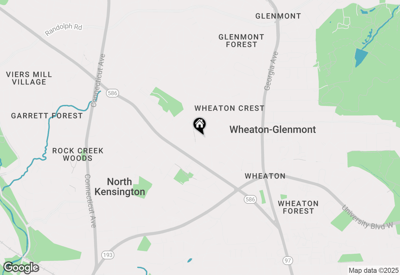 Map of 10505 Mills Crossing Way, Kensington, MD 20895